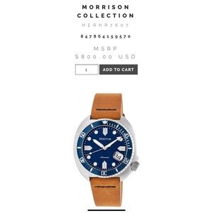 *Brand New* Heritor Morrison Men’s Watch - OBO